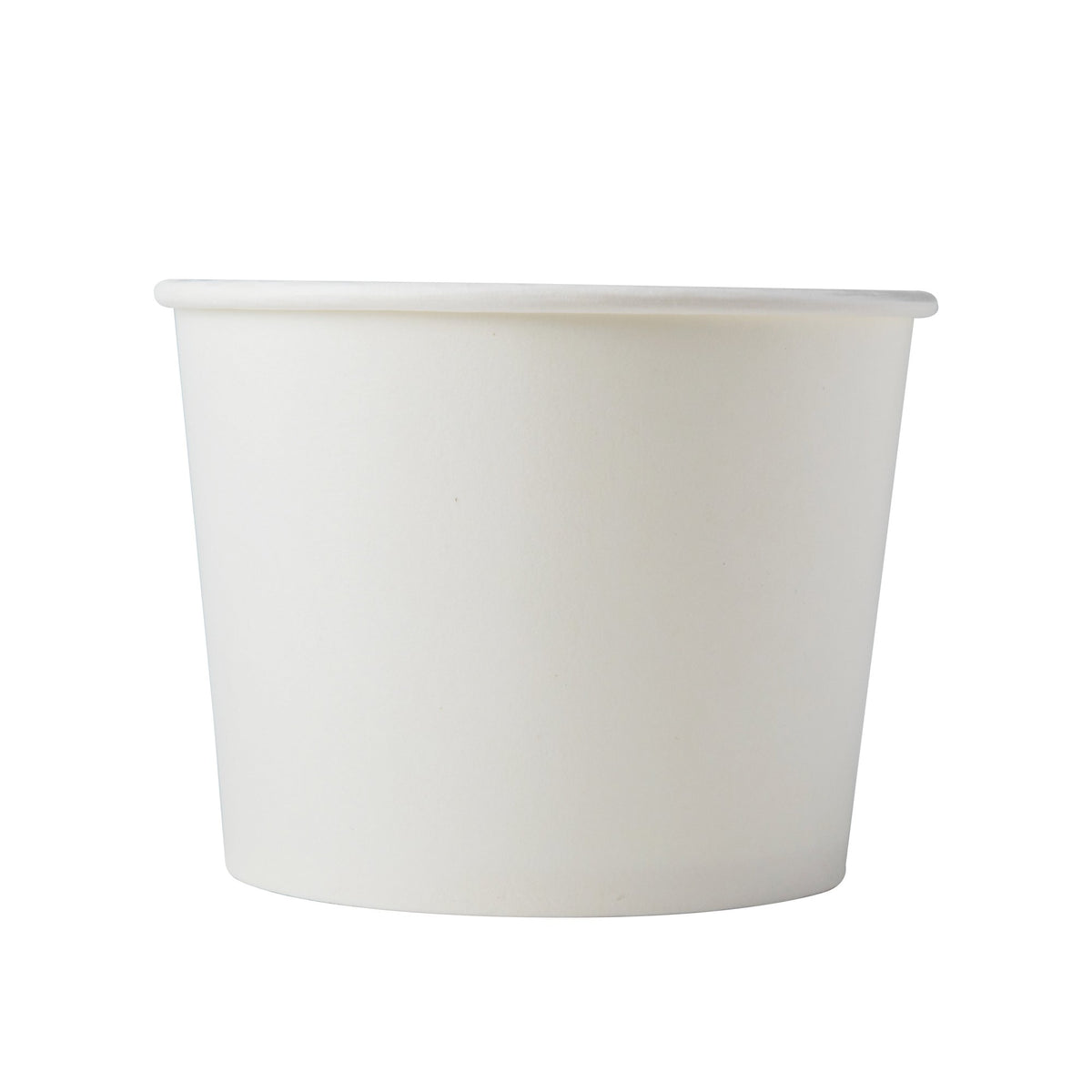 Paper Food Containers - 16oz Food Containers - White (112mm) - 1000 ct