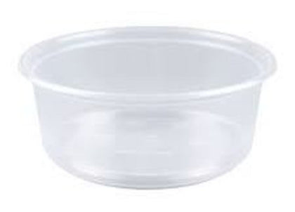 8oz Clear Round Deli Container - Bowls Only (500 per case)