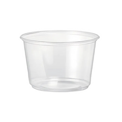 16oz PET Deli Food Container - Clear 117mm (500 per case)