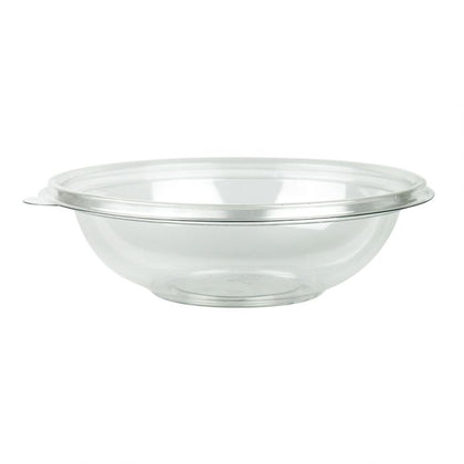 18oz PET Salad Bowl with Lid - Clear (300 per case)