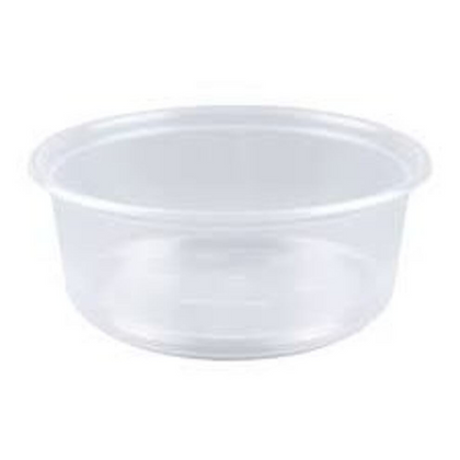 8oz Clear Round Deli Container - Bowls Only (500 per case)